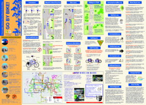 Champaign Urbana Savoy Bike Guide and Map - Back