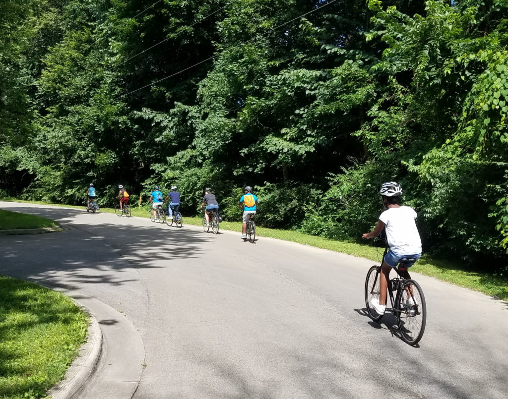 Build a Bike ride in Crystal Lake Park